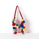 image 2 of Paperchase Cosmic Christmas Pom Pom Letter H Hanging Decoration