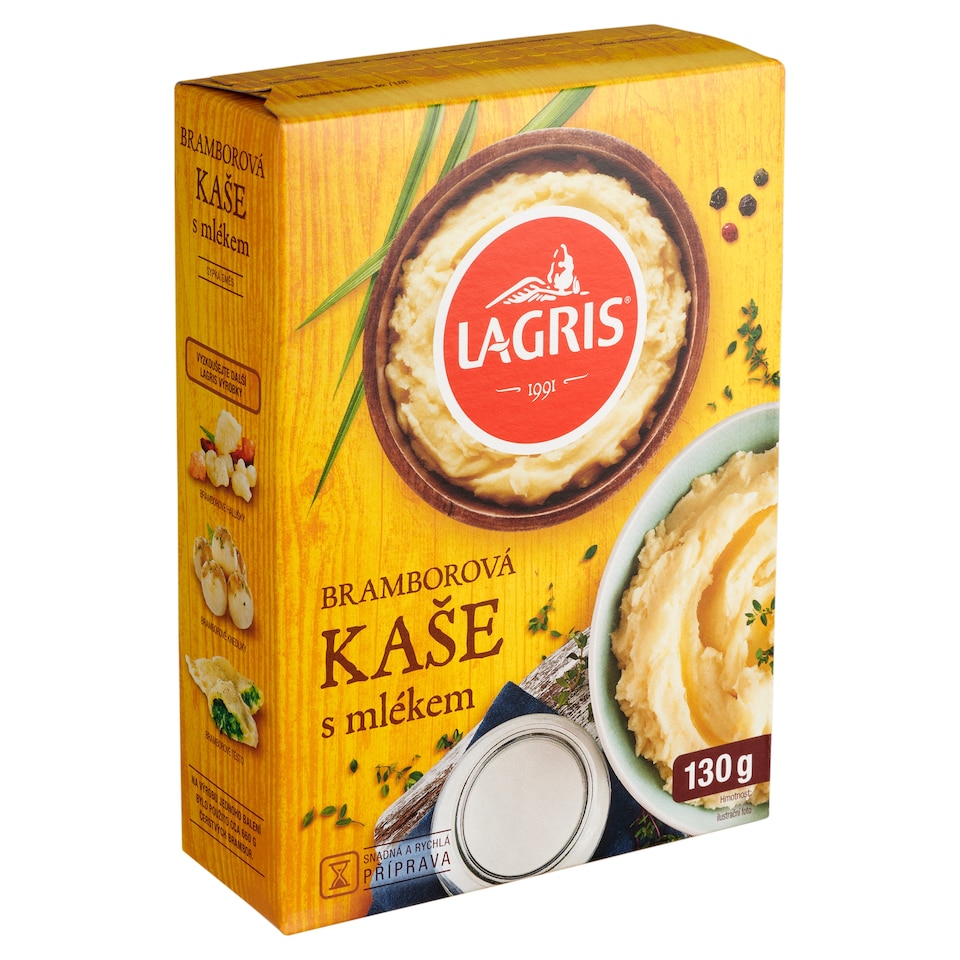 Lagris Bramborová kaše s mlékem 130g
