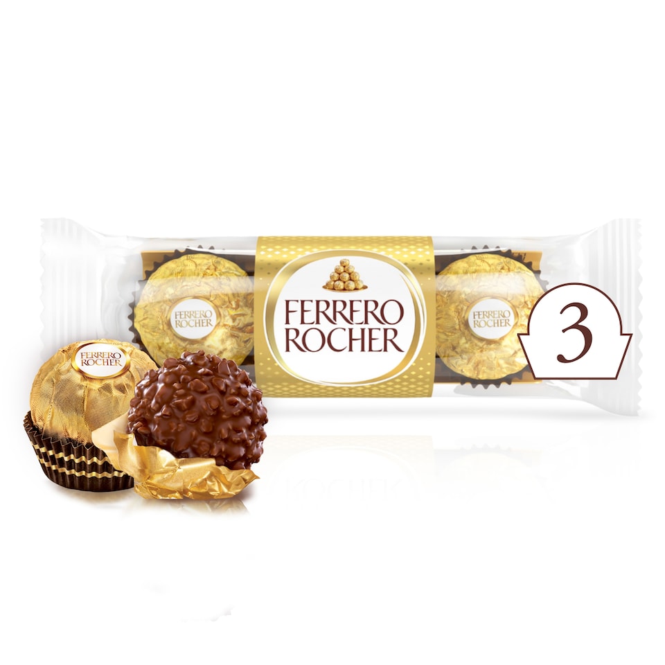image 1 of Ferrero Rocher 3 Pack 37.5G