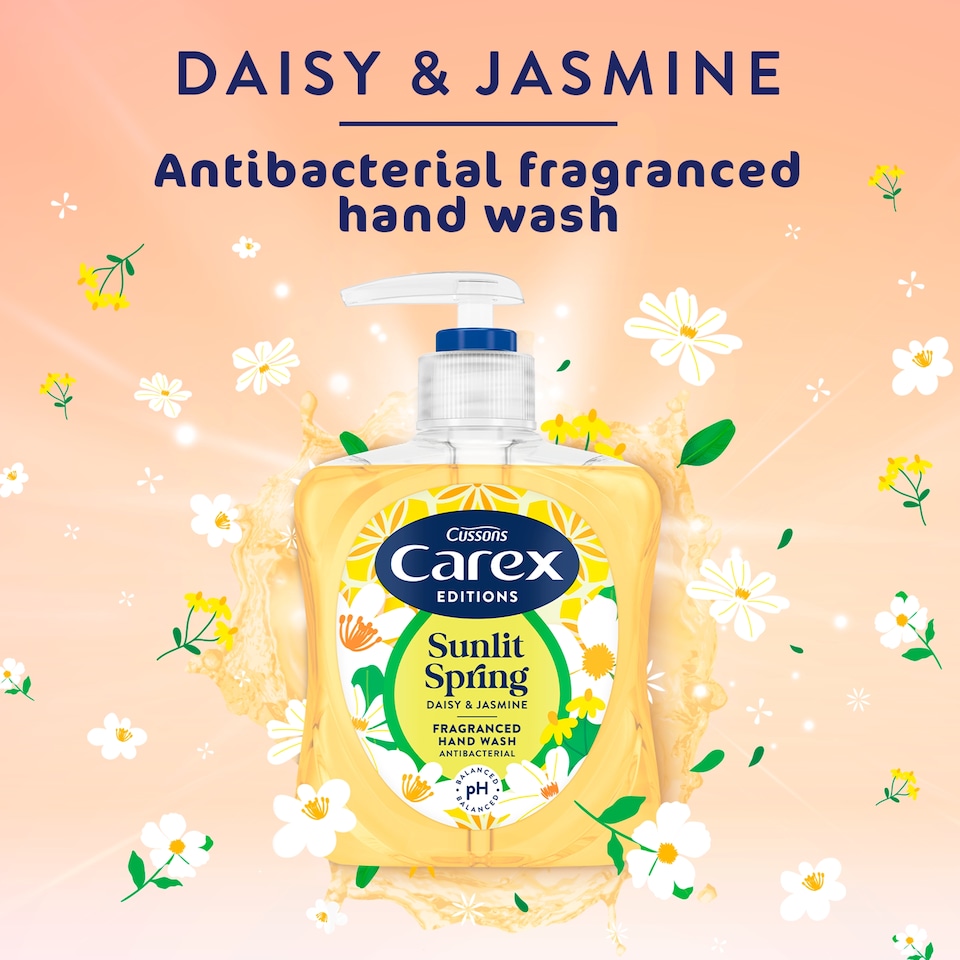 image 1 of CAREX EDITIONS SUNLIT SPRING DAISY & JASMINE HANDWASH 250ML