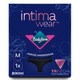 image 1 of Intimawear By Bodyform Bikini Black Size Medium