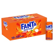 Fanta Orange Zero 18x330ml