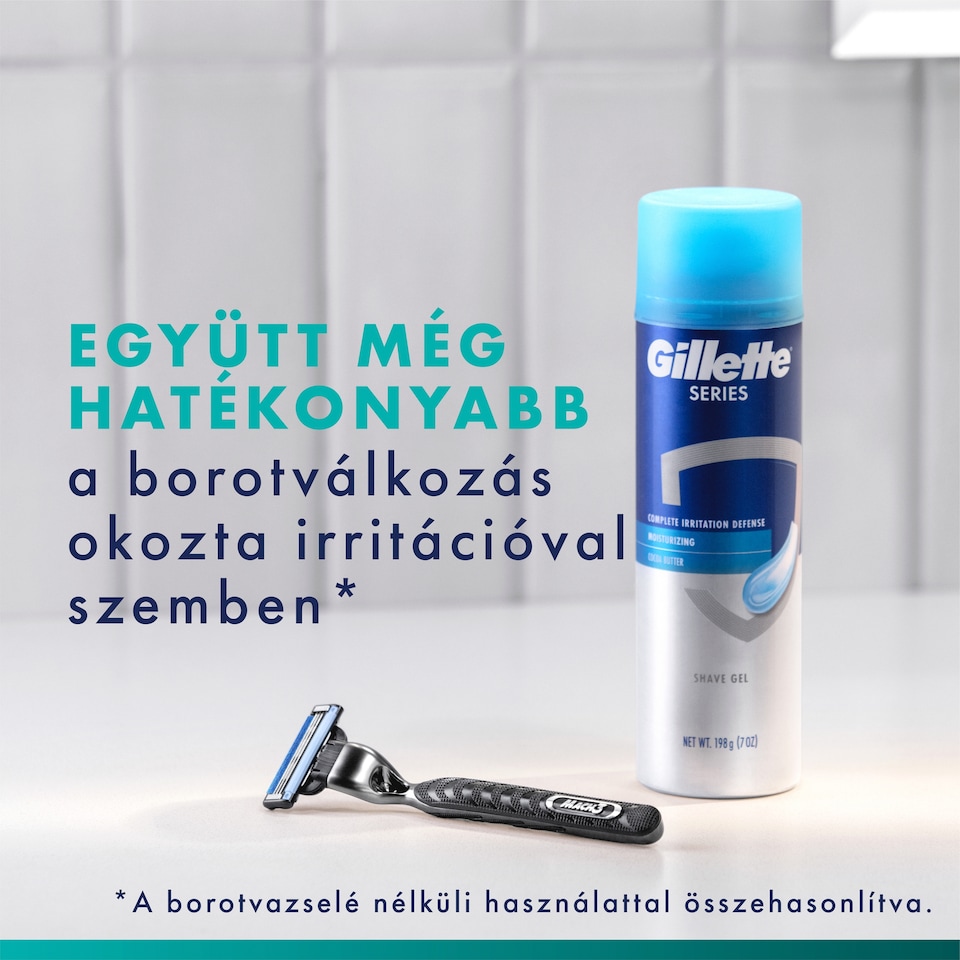 Gillette Mach3 Férfi Borotva, 1 db Gillette 3 Pengés Borotva, Gillette Borotvabetétek  1. kép