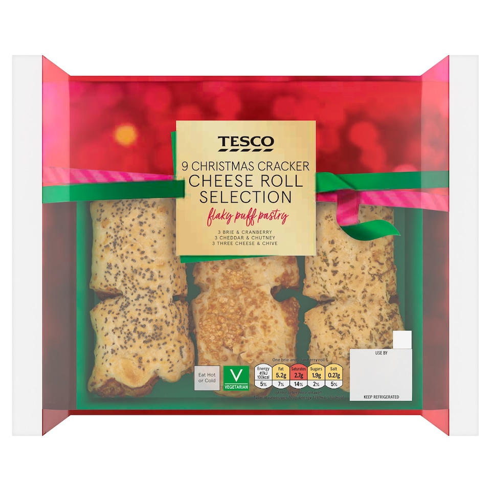 Tesco 9 Cheese Roll Selection Pack 270g