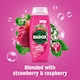 image 2 of Radox Feel Radiant Strawberry & Raspberry Shower Gel 450ml