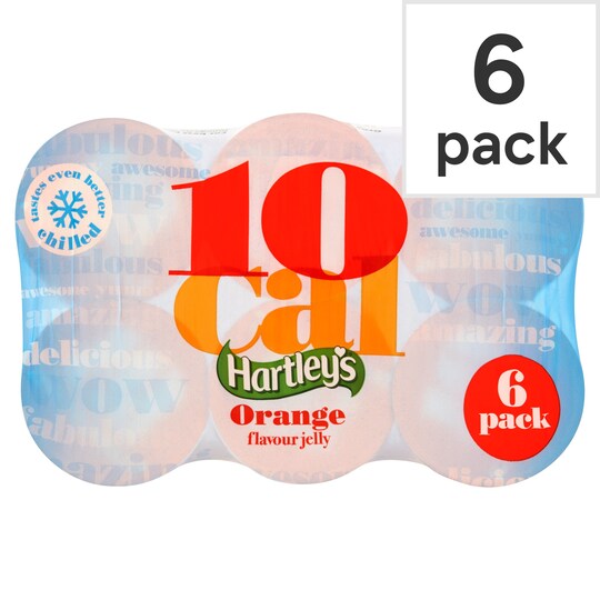 Hartleys 10 Cal Orange 6 Pack Jelly 1050G Tesco Groceries