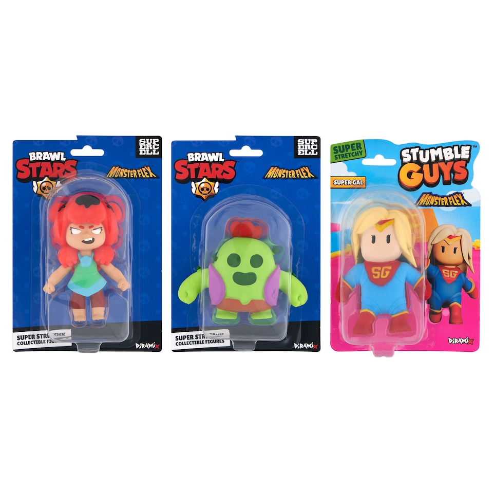 Monsterflex Brawl Stars többféle nyújtható figura 