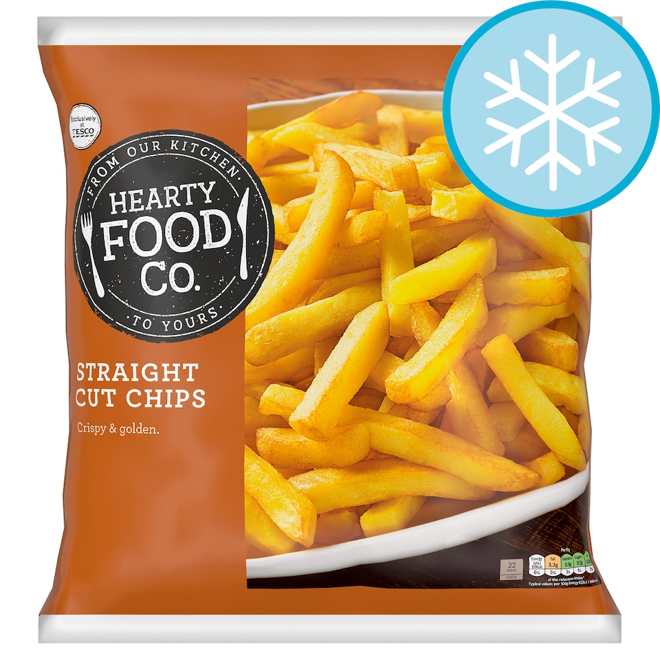 Hearty Food Co Straight Cut Chips 1.5Kg