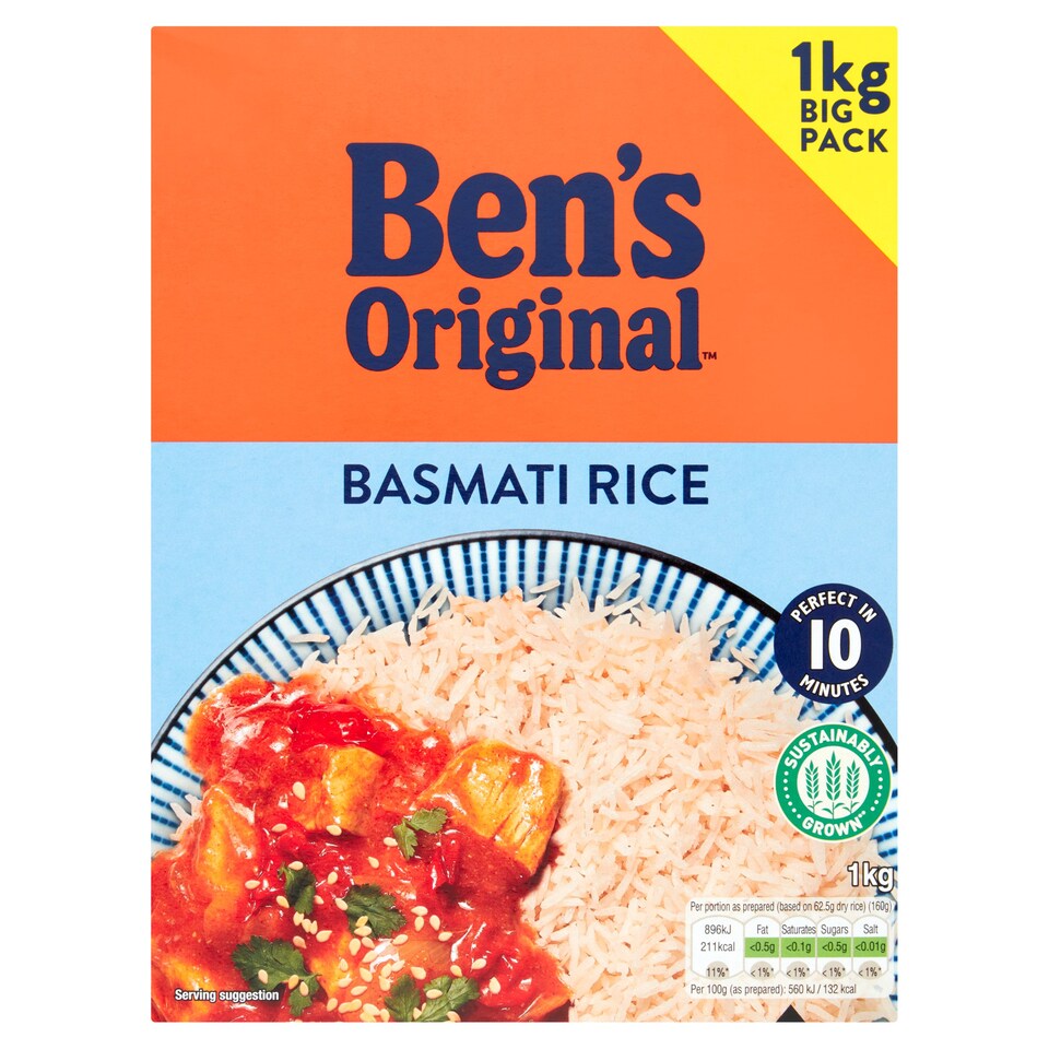 Ben's Original Basmati Rice 1Kg