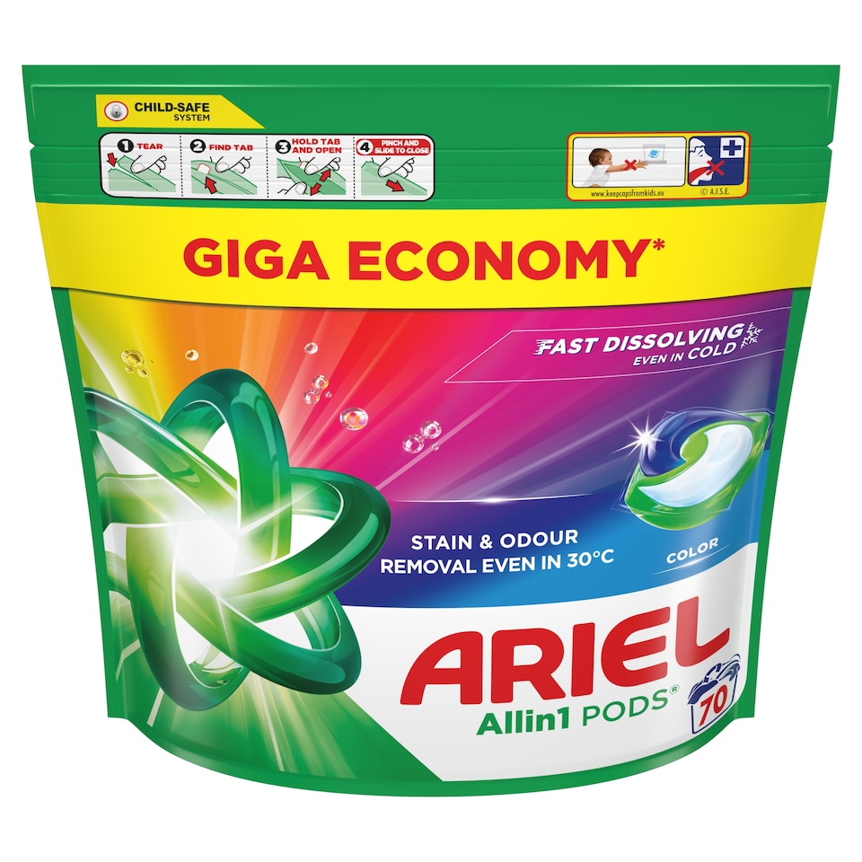image 1 of Ariel Allin1 PODS®, Washing Liquid Capsules 70 Washes