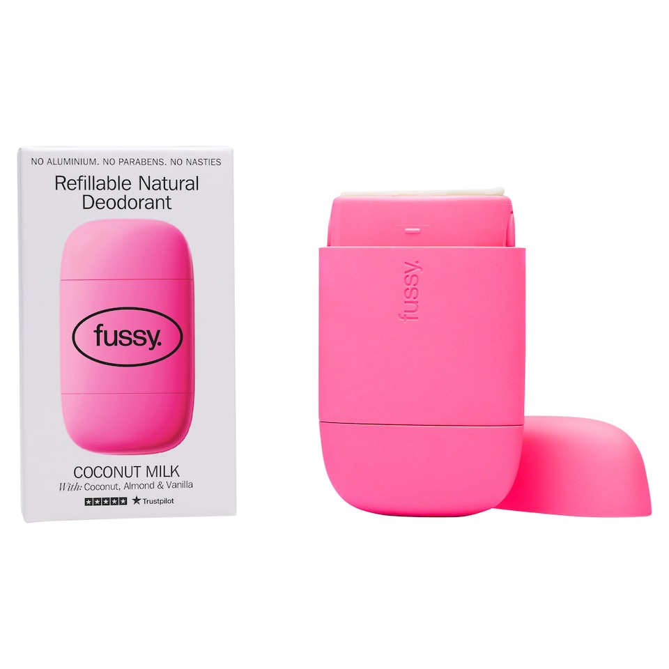 image 1 of Fussy Refillable Natural Deodorant Coconut Milk 40g