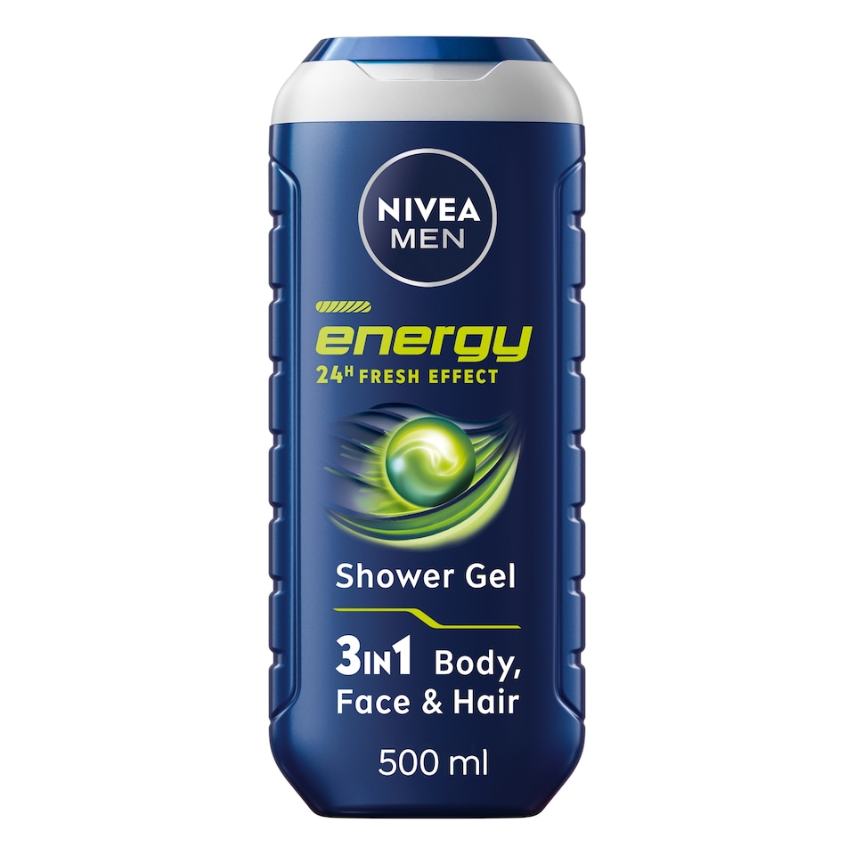 image 1 of Nivea Men Energy Shower Gel 500Ml