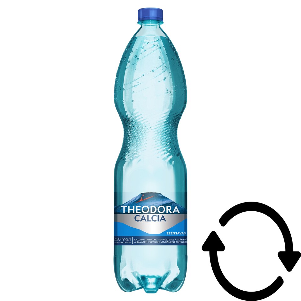 Theodora Calcia szén-dioxiddal dúsított természetes ásványvíz 1,5 l