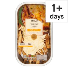 Tesco Cheesy Chips with Grated Mozzarella & Cheddar 400g