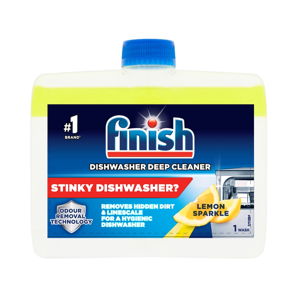 image 1 of Finish Lemon Dishwasher Cleaner 250ml
