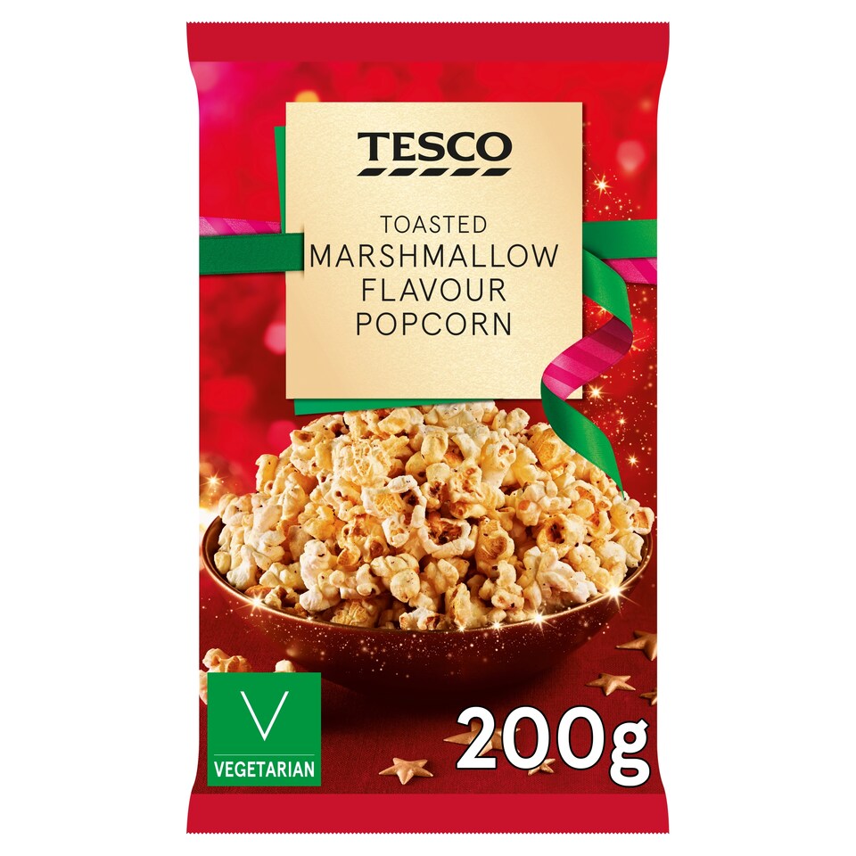 Tesco Toasted Marshmallow Flavour Popcorn 200G