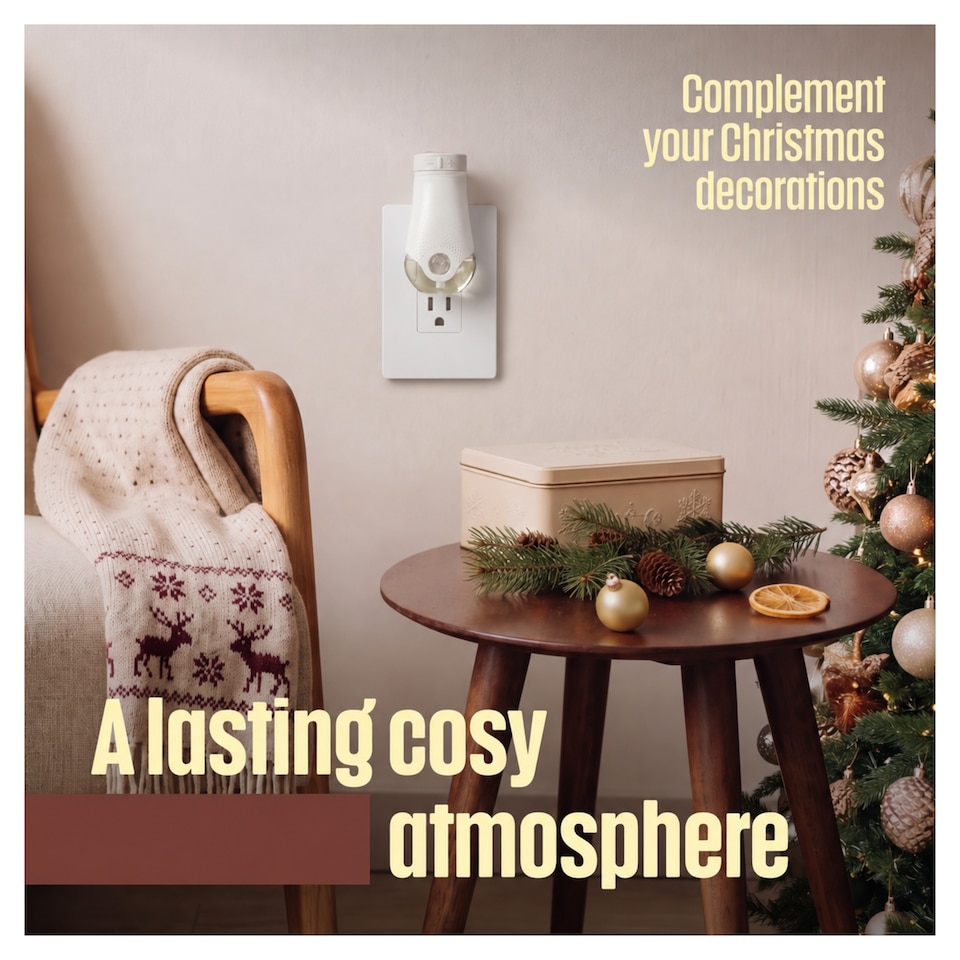 image 1 of Glade Electric Plug In Air Freshener Refill Festive Honey & Chocolate 20ml