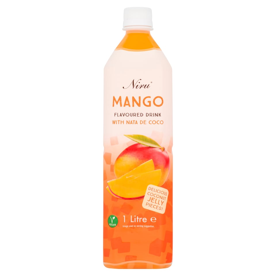 Niru Mango With Nata De Coco Drink 1l