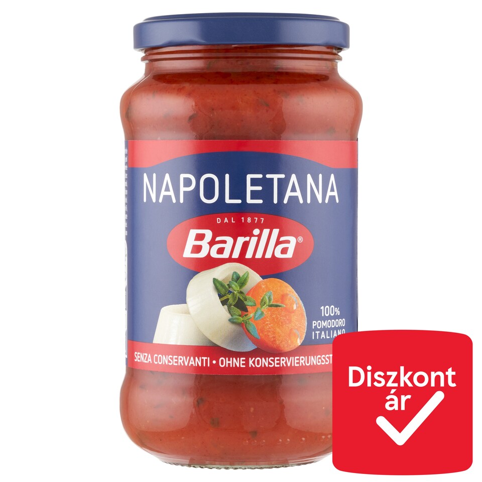 Barilla Napoletana paradicsomszósz hagymával és zöldfűszerekkel 400 g