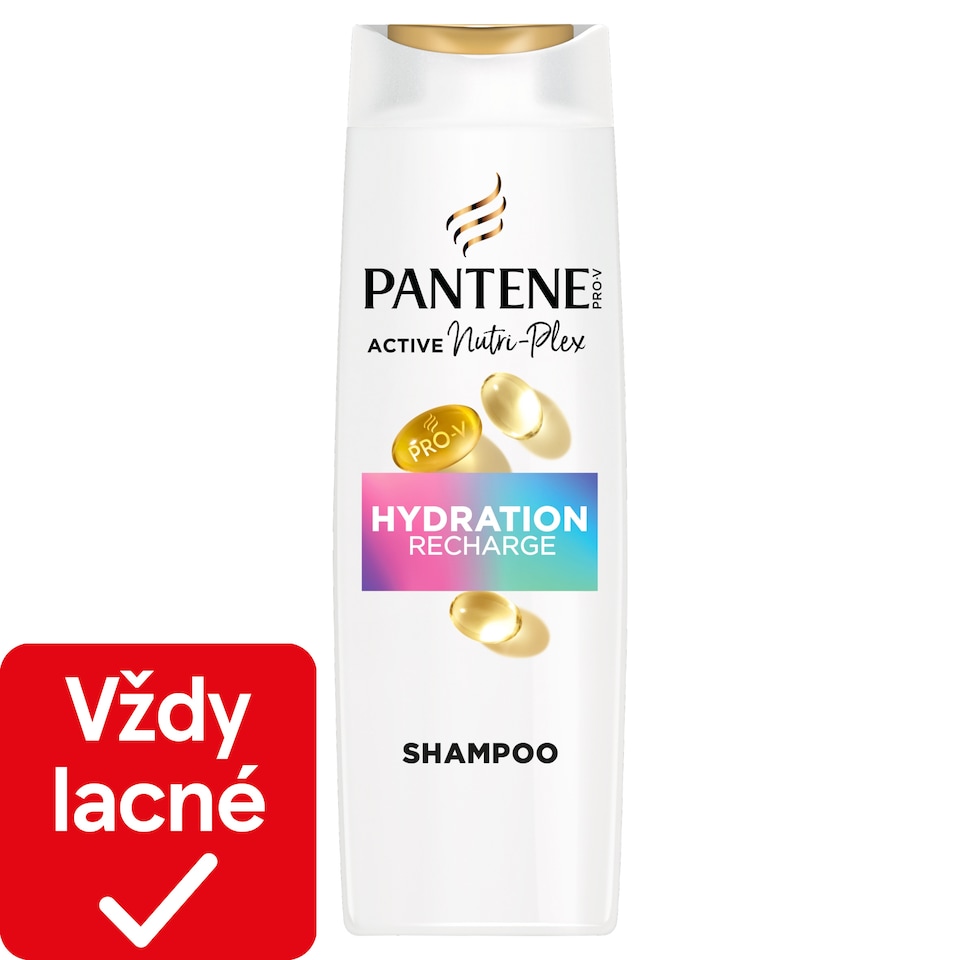obrázok 1 z Pantene Pro-V Hydration Recharge Šampón 400 ml Vyživuje Normálne a Suché Vlasy