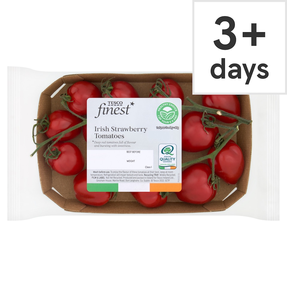 Tesco Finest Irish Strawberry Tomatoes 250G