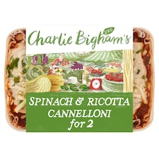 Charlie Bigham's Spinach Ricotta Cannelloni 660G