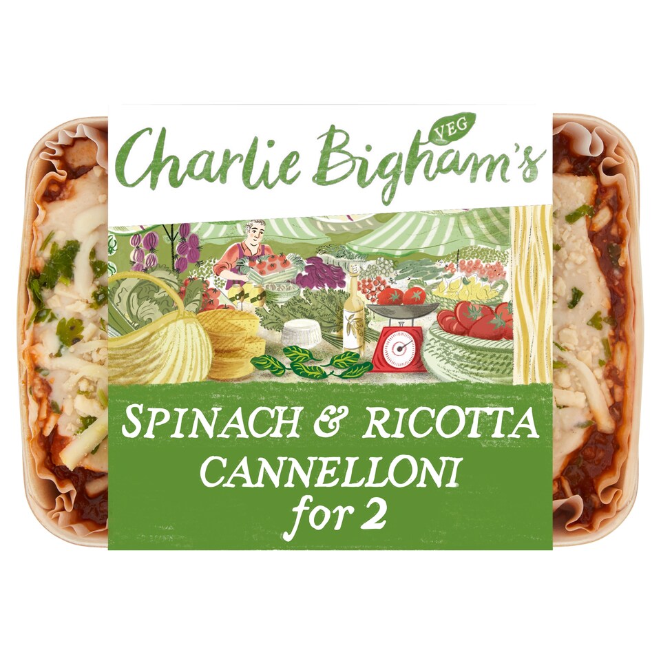 Charlie Bigham's Spinach Ricotta Cannelloni 660G