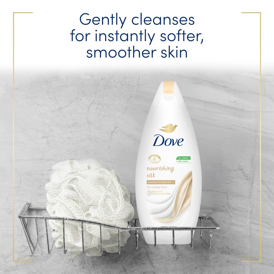 image 1 of Dove Silk Glow Body Wash 225Ml