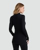 image 3 of F&F WARMPLUS™ Medium Warmth Roll Neck Long Sleeved Thermal Top in Black