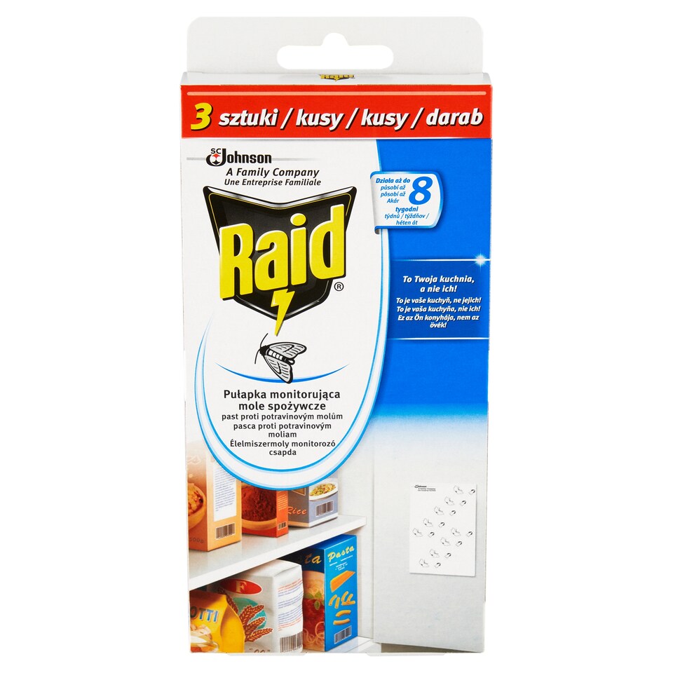 obrázok 1 z Raid Pasca proti potravinovým moliam 3 kusy