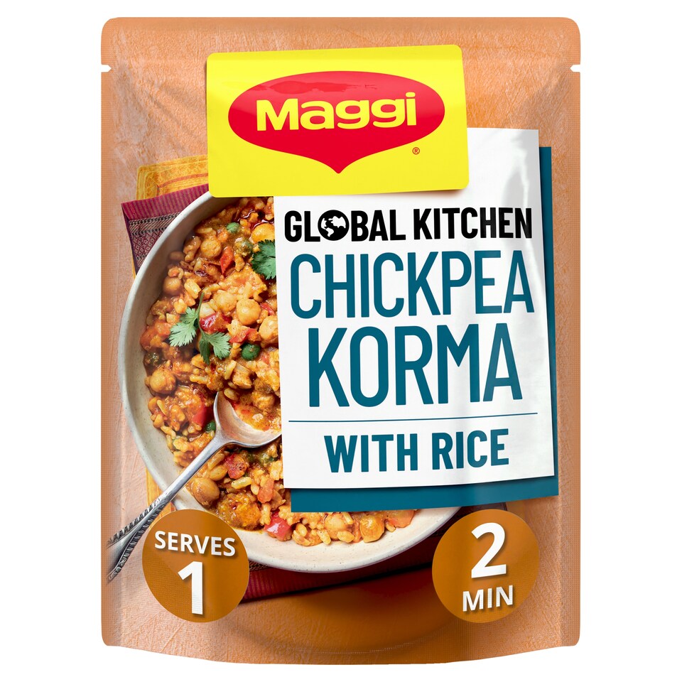 image 1 of Maggi Global Kitchen Chickpea Korma with Rice Ready Meal 260g