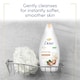 image 4 of Dove Shea Butter & Vanilla Body Wash Shower Gel 450ml