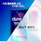 image 4 of Durex Nude Ultra Thin Condoms Enhanced Sensitivity Wide Fit XL 12s 