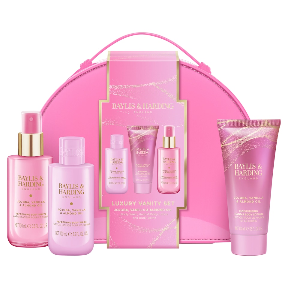 image 1 of Baylis & Harding Jojoba, Vanilla & Almond Oil Luxury Vanity Gift Set