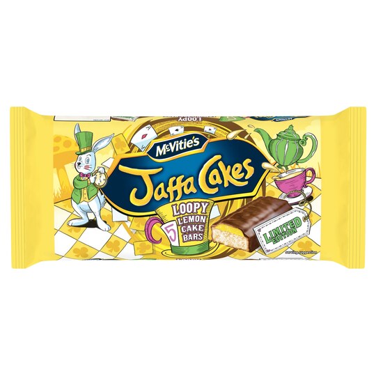 McVitie's Jaffa Loopy Lemon Cake Bars 5 Pk Tesco Groceries