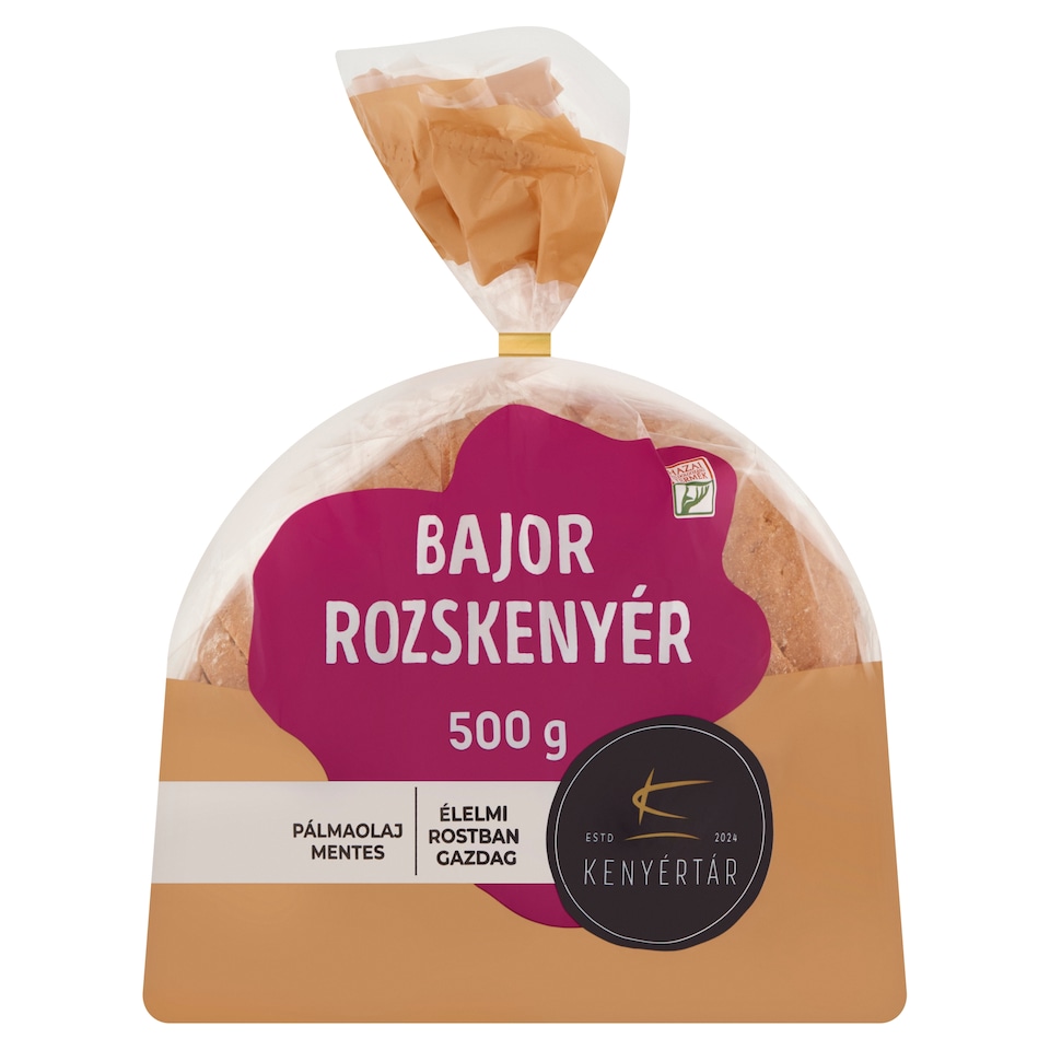 Kenyértár Bavarian Sliced Rye Bread 500 g