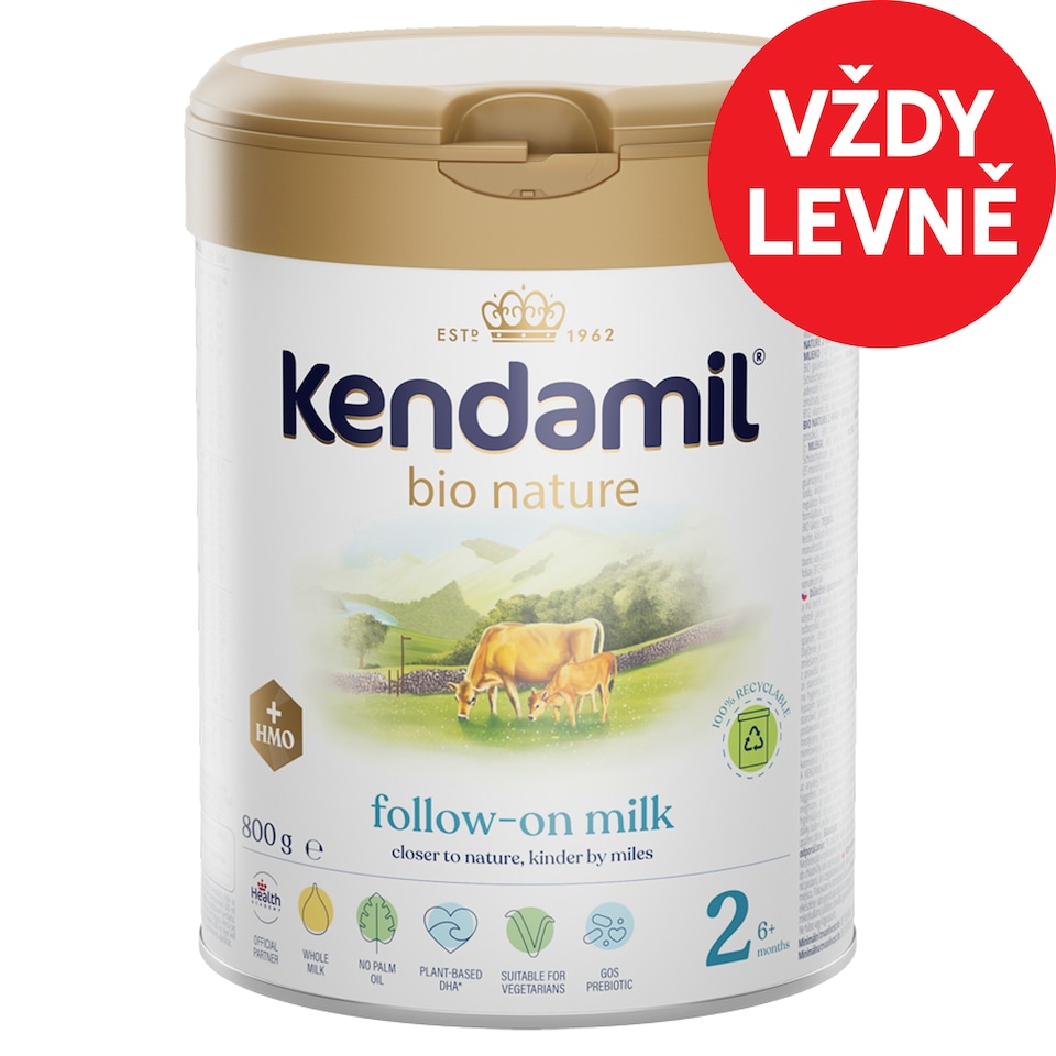 Kendamil Bio Nature 2 HMO+ Follow-on Milk Infant Formula in Powder 800g
