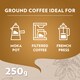 image 5 of Lavazza Qualita Oro Coffee 250G