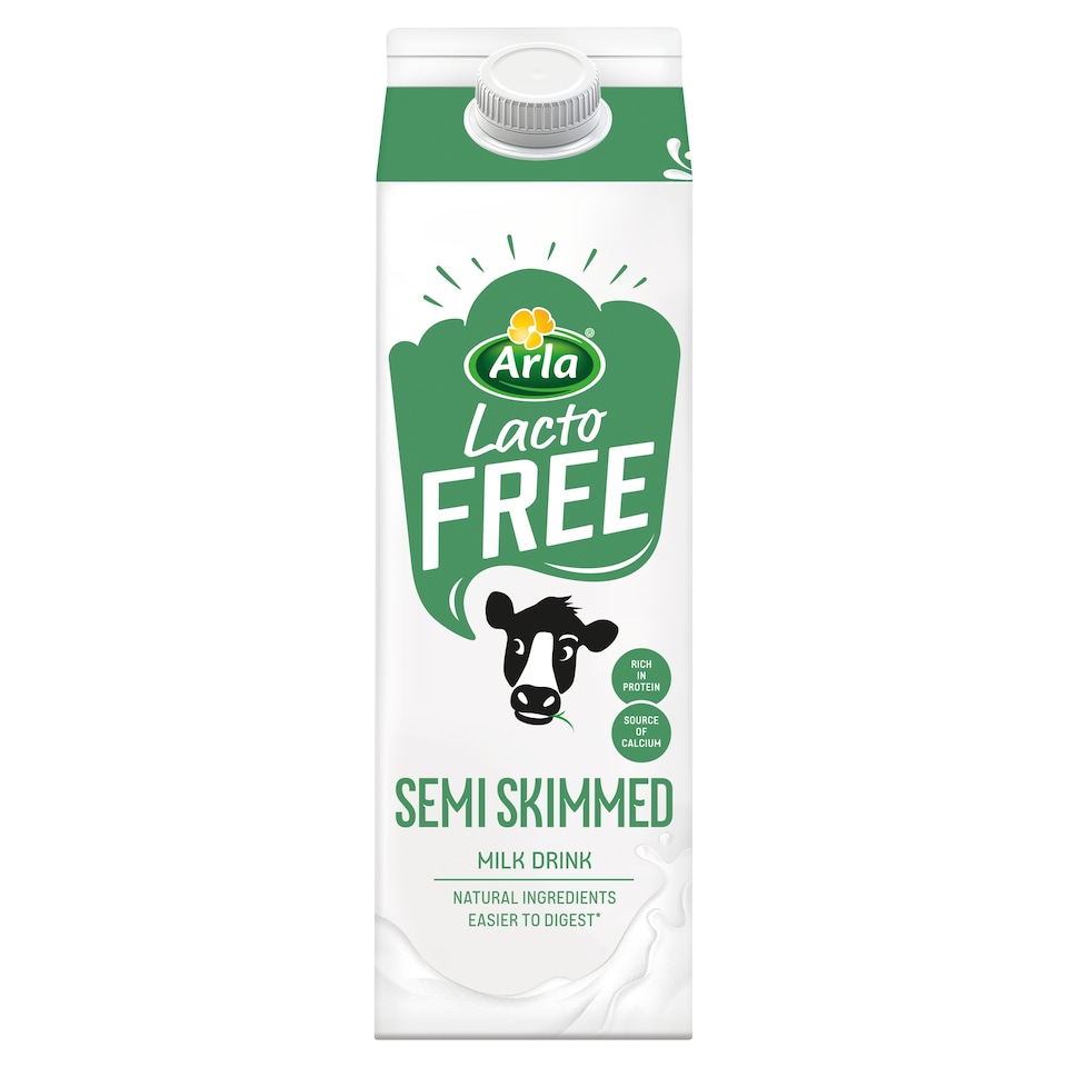 Arla LactoFREE Semi Skimmed Milk Drink 1L