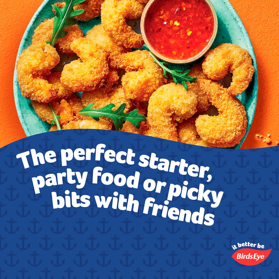 image 1 of Birds Eye Captain's Discoveries Prawns in Breaded 250g