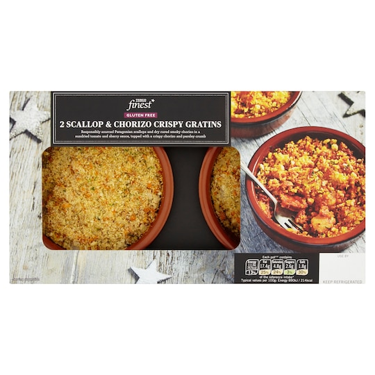 T. Fin Scallop and Chorizo Gratin 265g Tesco Groceries
