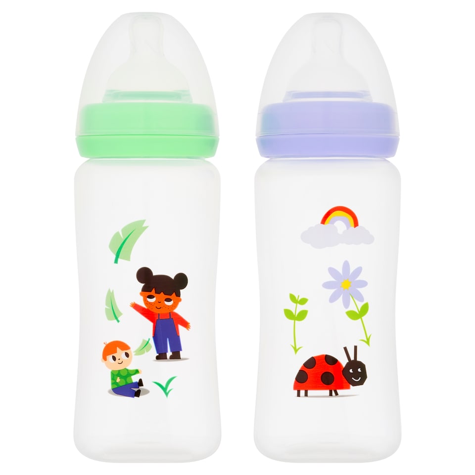 image 1 of Fred & Flo Wide Neck Bottle 2 X 250Ml