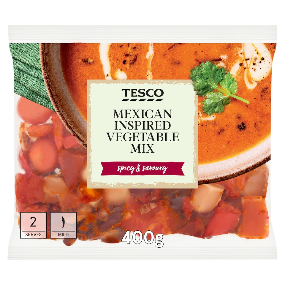 Tesco Mexican Inspired Vegetable Mix 400g