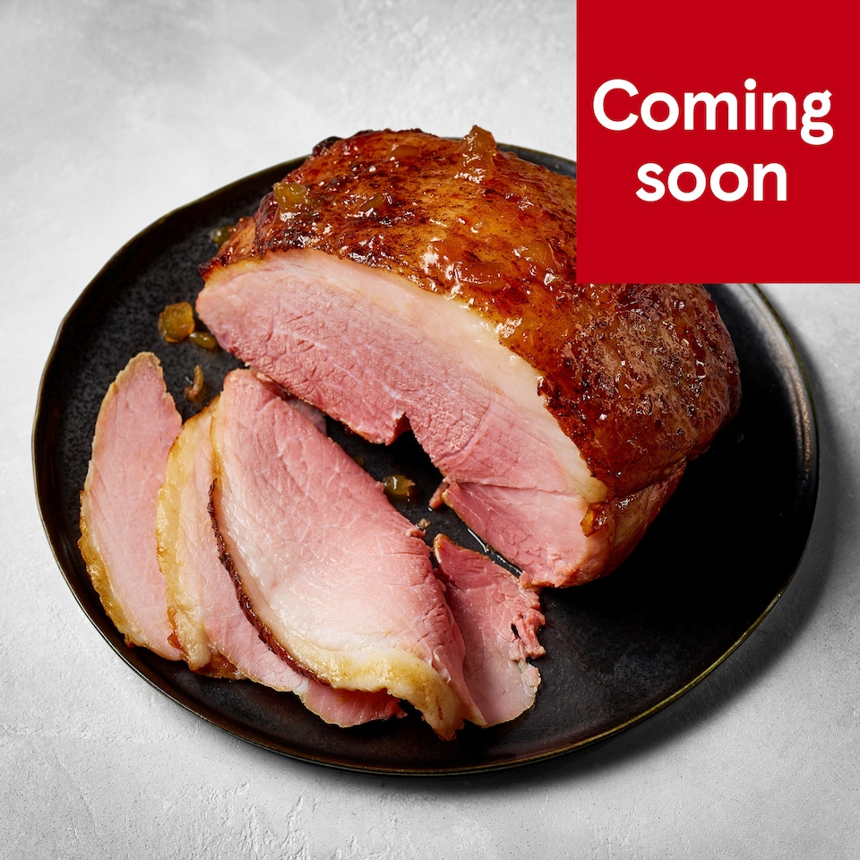 48. Tesco Finest Dry Cured Gammon Joint with a Spiced Apple & Rum Glaze 1kg (Serves 6)