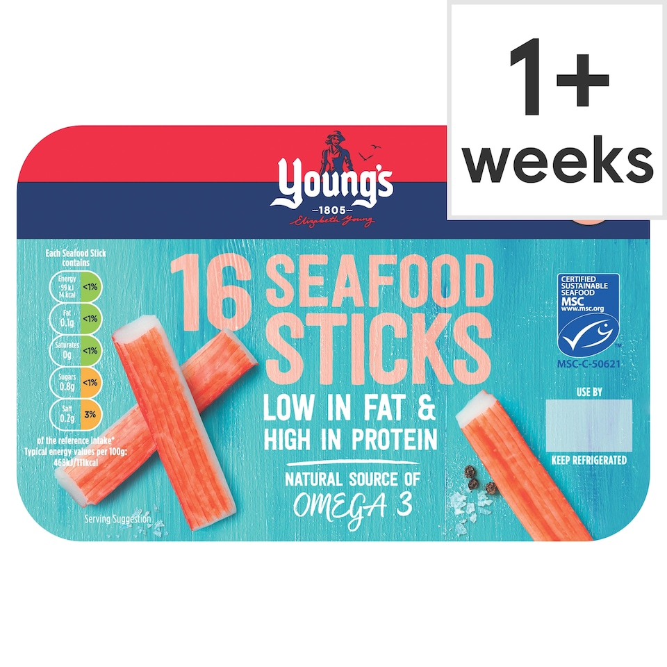 Youngs 16 Seafood Sticks 200G