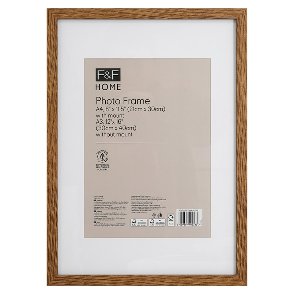 F&F Home Mango Wood A3 rámik 2v1