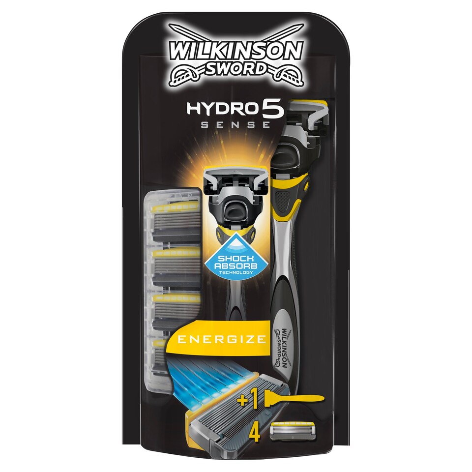 Wilkinson Sword Hydro 5 Sense Razor And 4 Blades