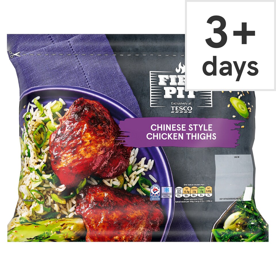 Tesco Firepit Chinese Chicken Style Thighs 900G