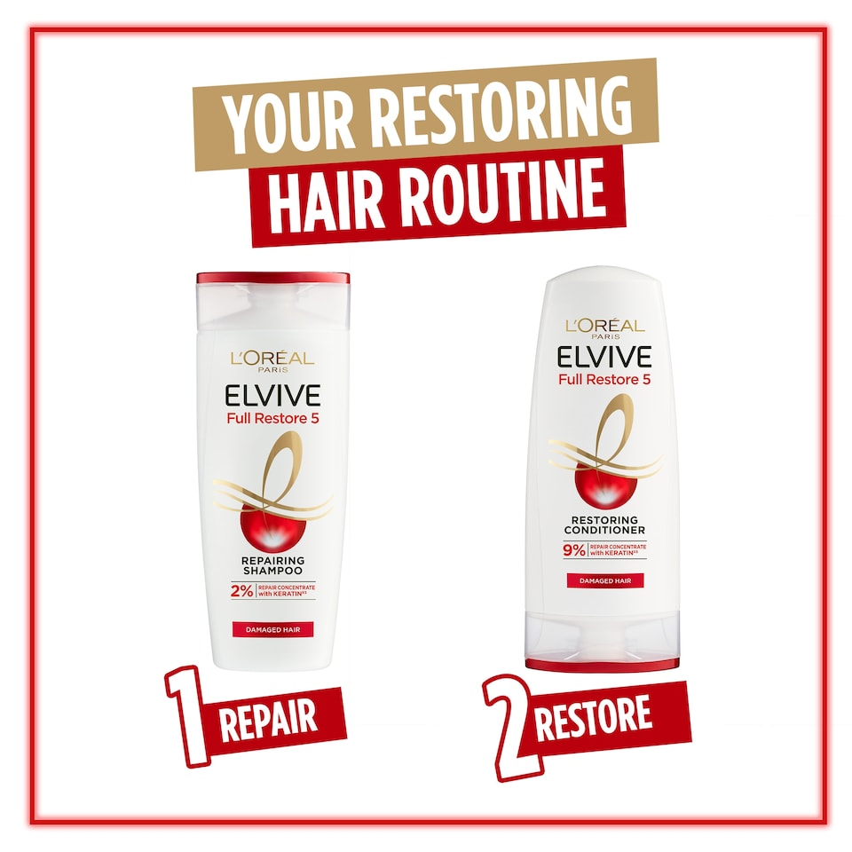 image 1 of L'Oreal Elvive Full Restore 5 Conditioner 300ml