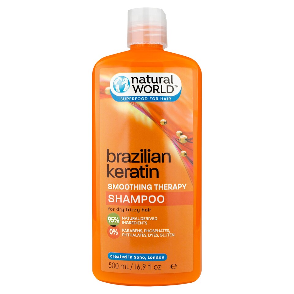 Natural World Keratin Shampoo 500Ml